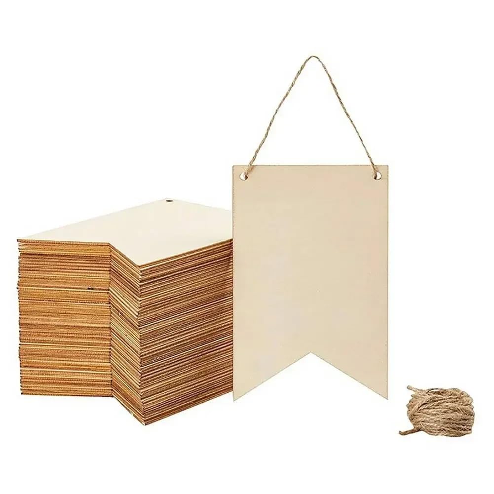 Door Knob Hangers Festival DIY Blank Wooden Board