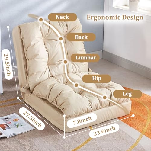 Sillón Plegable Memory Foam Azul miniatura 2