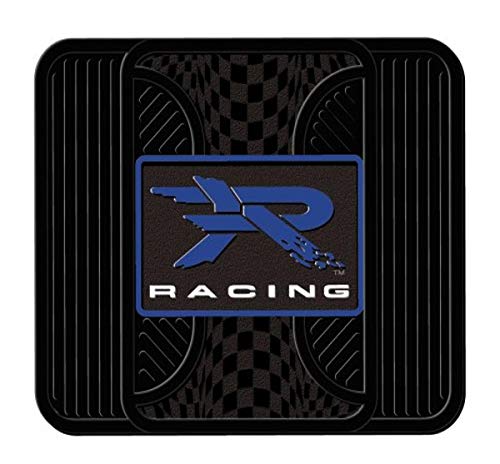 racing car mats - Plasticolor 001063R02 Blue R Racing Car Truck SUV Rear Seat Utility Mat