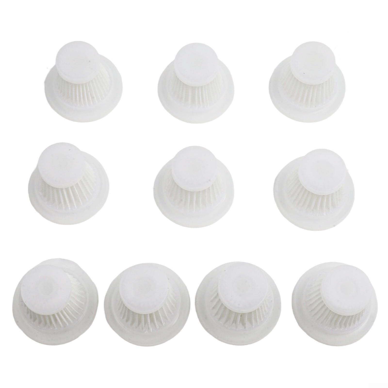 Portable Car Vacuum Cleaner Filter Elements Compatible With V01 Series Automotive Interior Dust Collection Replacement Microfilters 10 Count