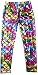Alaroo Girls Elastic Waist Mermaid Scale Leggings Tights Rainbow 7-8 Years