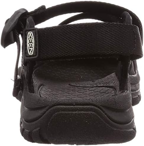 KEEN Women's Zerraport 2 Closed Toe Lightweight Sport Fashion Sandal, Black/Black, 9 | Image 2