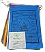 Handmade Large Cotton Medicine Buddha Prayer flags in Tibetan with English Translation