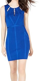 guess sara denim bodycon dress
