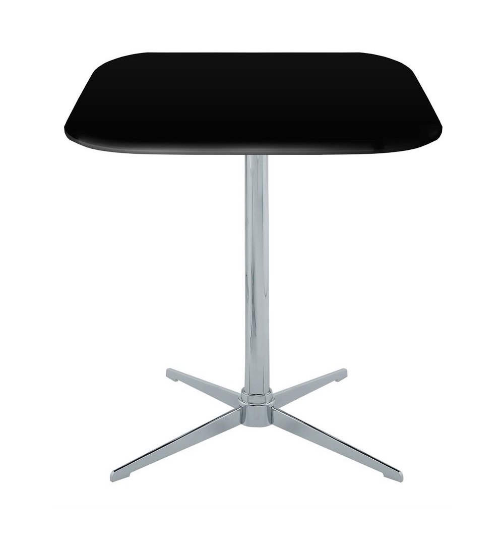 Axeum Square Side Table in Black