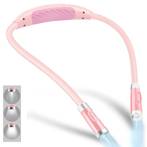 Vekkia Rechargeable LED Neck Reading Light, Book Lights for Reading