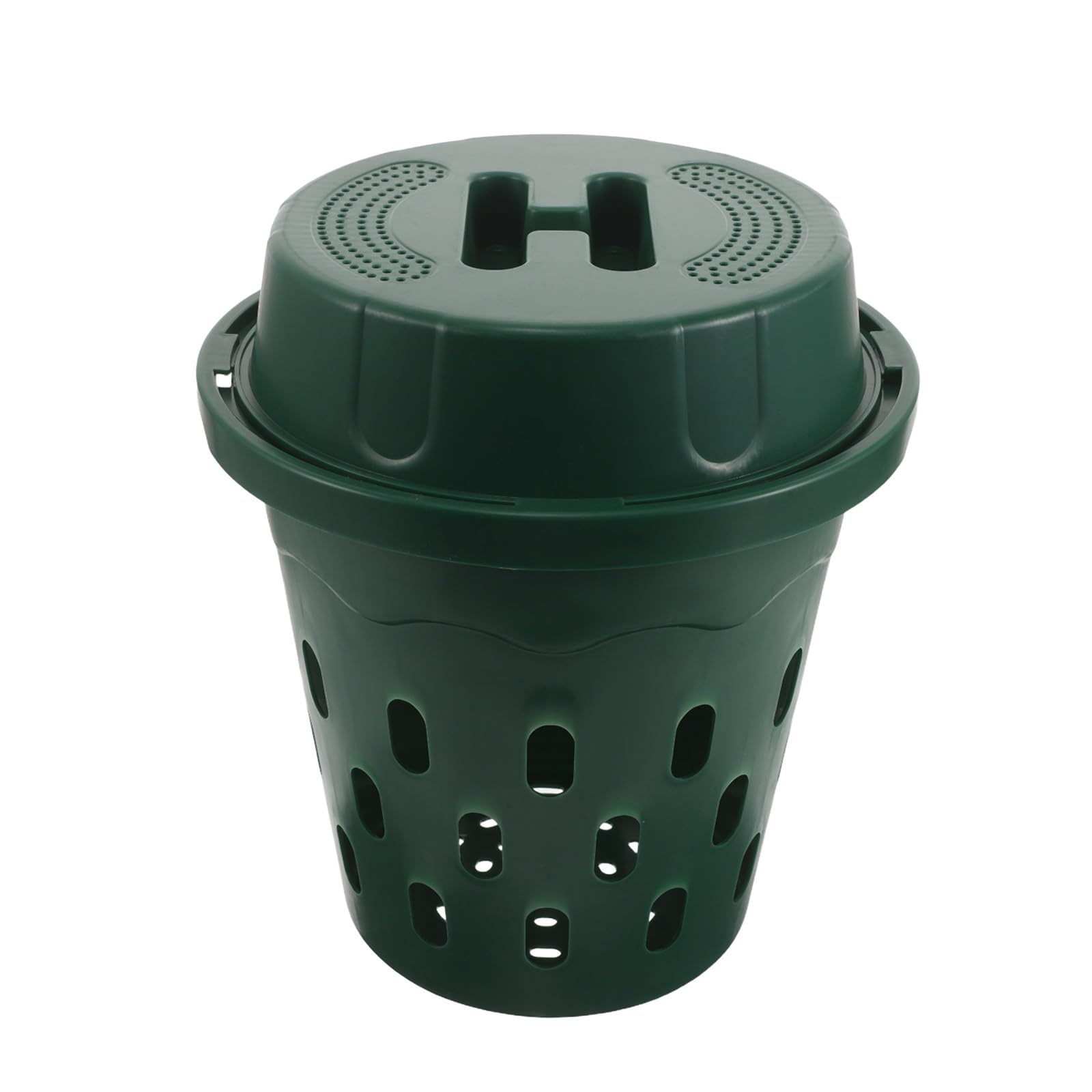 Contenedor de compostaje orgánico Yardwe para residuos de cocina y caja de plástico verde