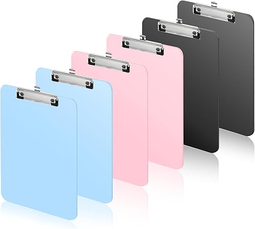 Miniatura 1 de Portapapeles, Clip de perfil bajo estándar, para suministros de oficina 6 uds.