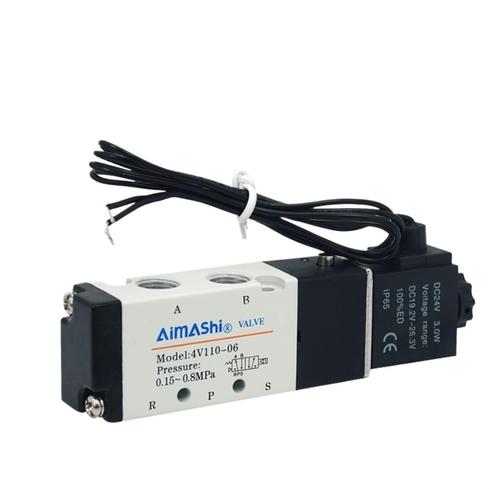 Électrovanne pneumatique 5 ports pour stopper les fuites d'air et stabiliser les vérins 1/8