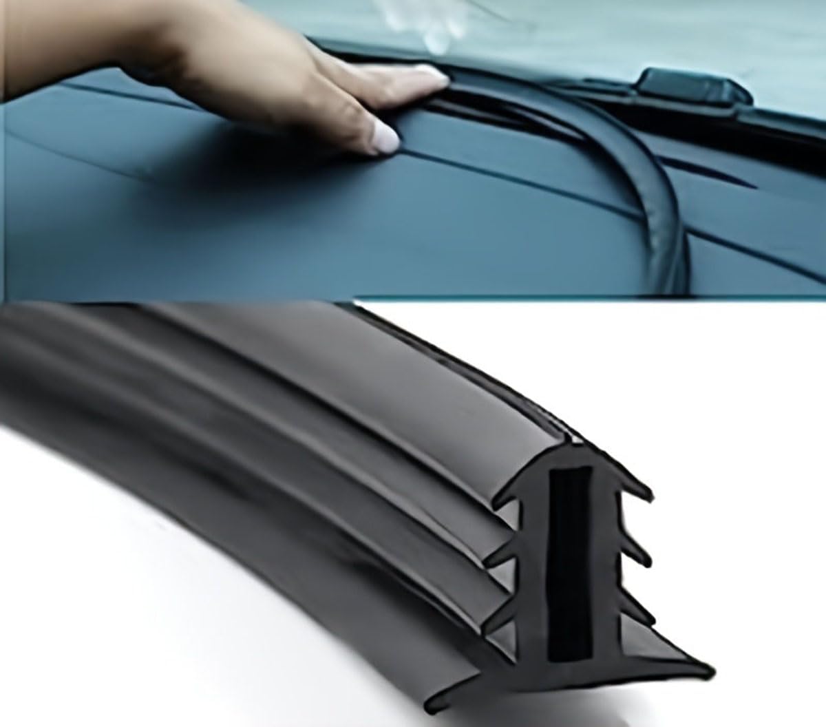 YYFYYDS Wiper Rubber Strip,Compatible with VW T5 T5.1 T6 T6.1 Ganci,Automotive Trim