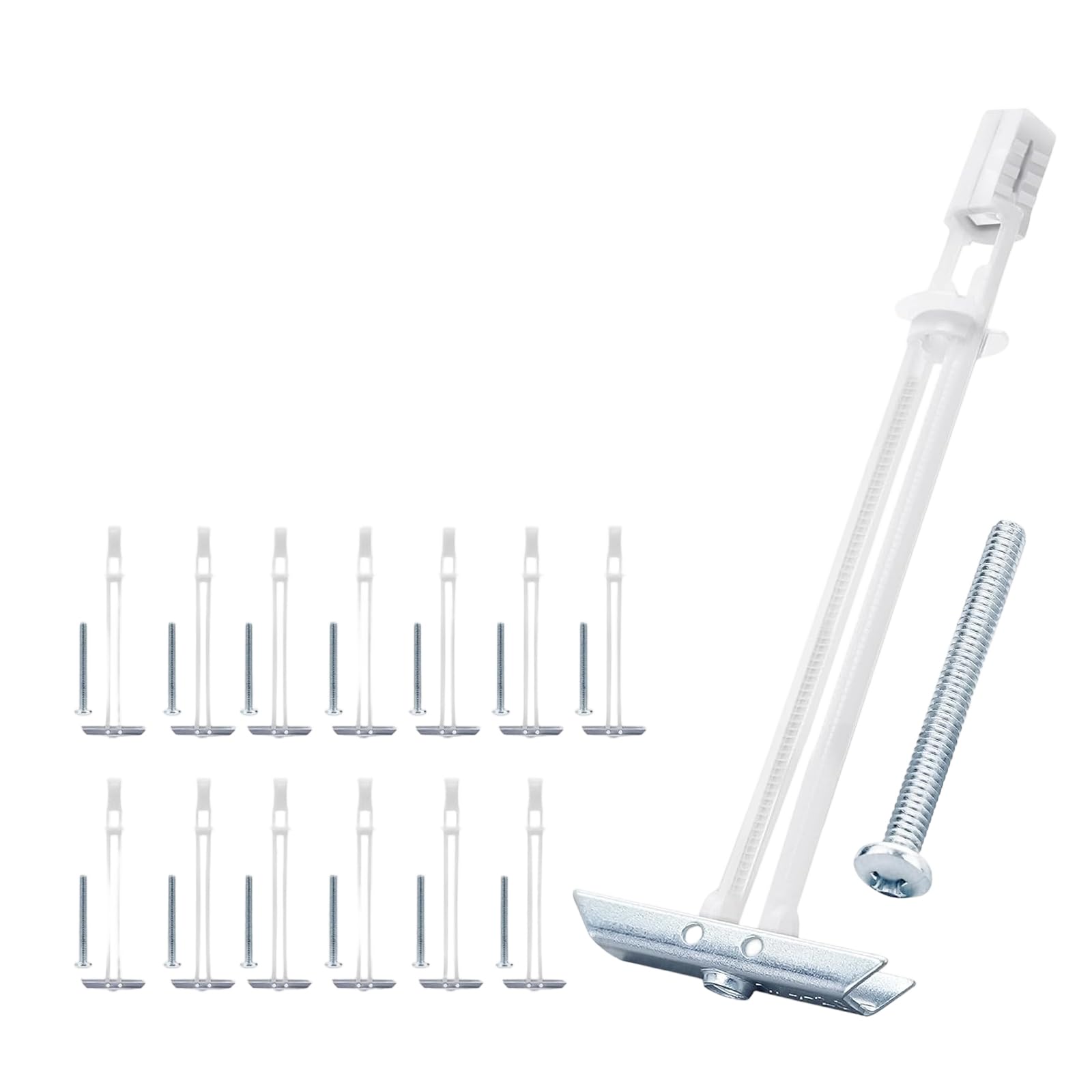 Msioytog Of 10 Heavy Duty Wall Anchors for Quick and Clean Mounting Solution Picture Frame Fastener Cabinet Installation Anchors