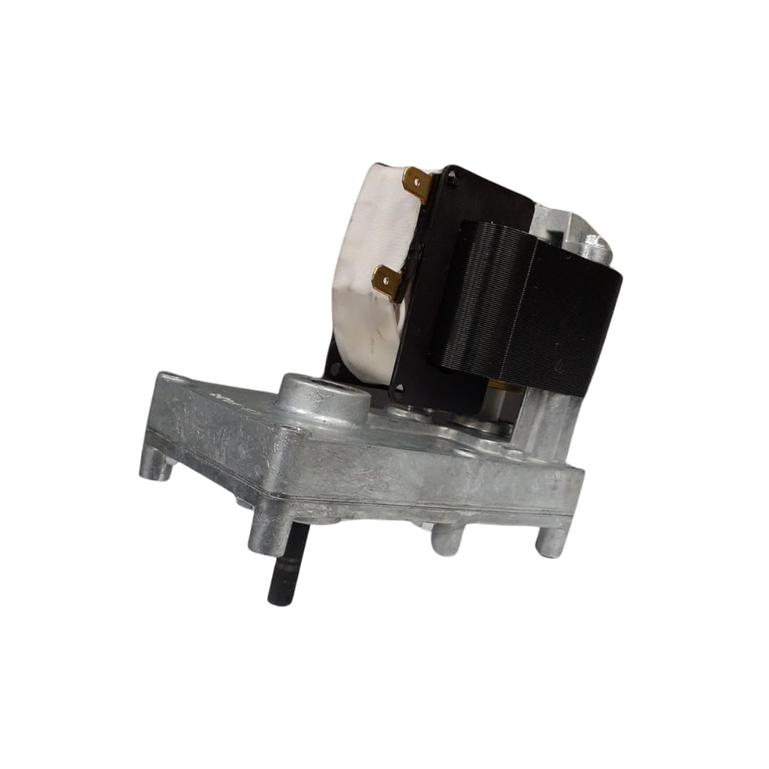 Motoriduttore stufa pellet T3 al. 220VAC 4,75 Rpm Pacco 38 Albero 8,5 mm FB1137