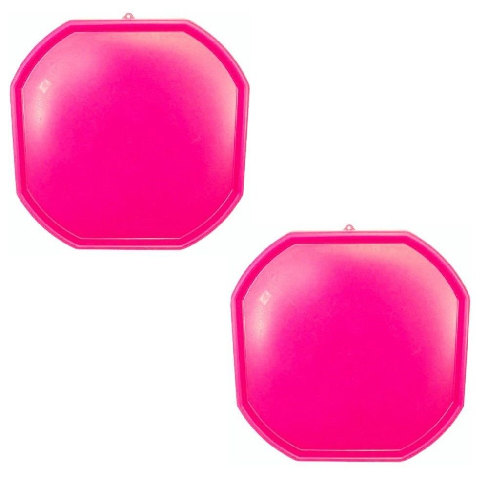 Srendi® 2 x PINK Large Plastic Builder Children Kids Play Mixing Tray Spot for Cement Mortar Sand Toy Fun Game School Play Time Colour MIXING TRAY