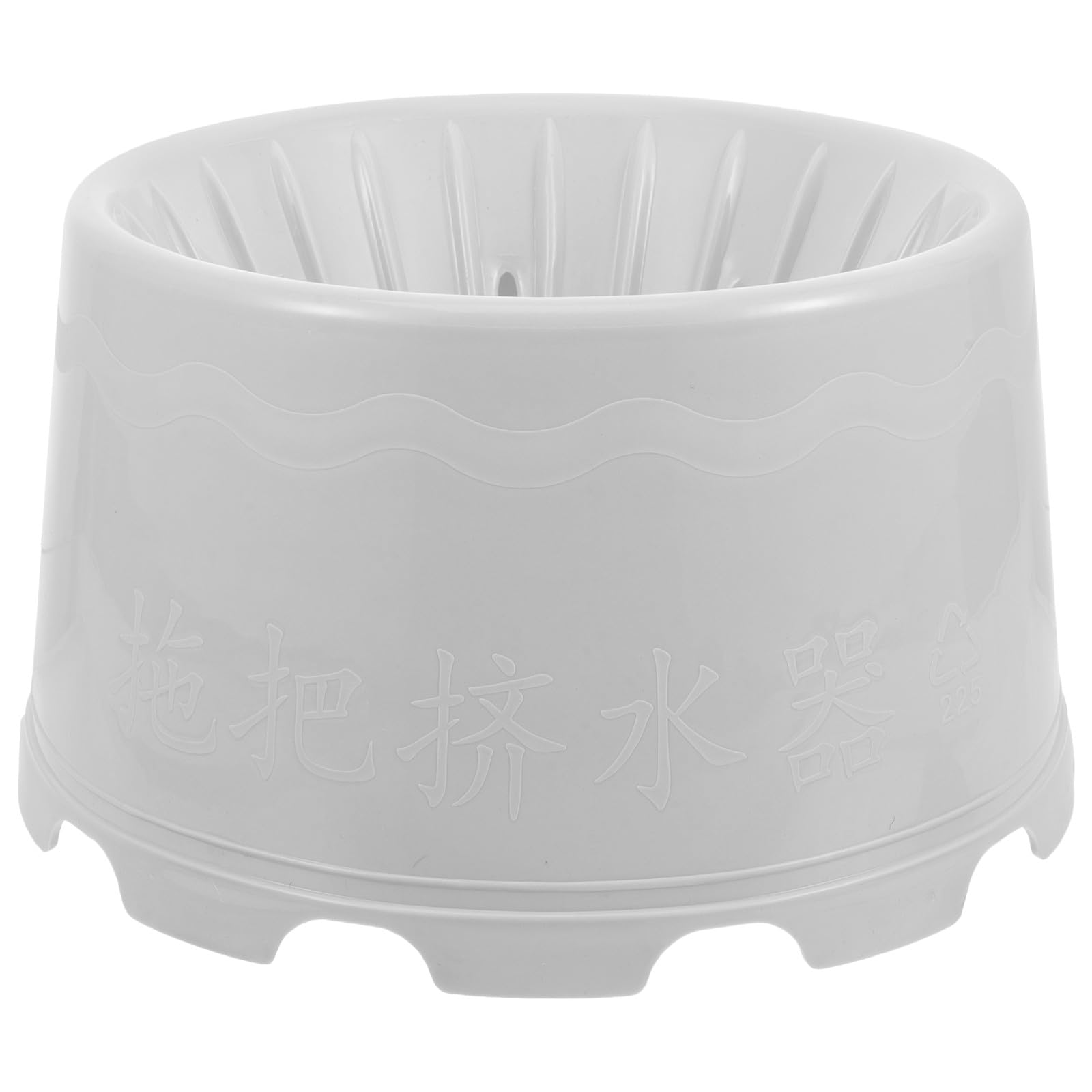 Cubo para Fregona de Plástico Gris, Cubo para Trapear en Casa con Orificios de Drenaje, Herramienta de Limpieza Manual para Escurrir Trapeadores, Balde de Limpieza Doméstico