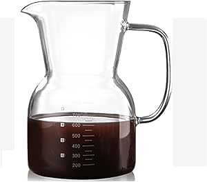 cafetera Cafetera de vidrio con filtro Cafetera de goteo0