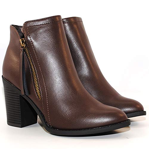 Image of TRENDSUP Women's Fashion Side Zipper Booties