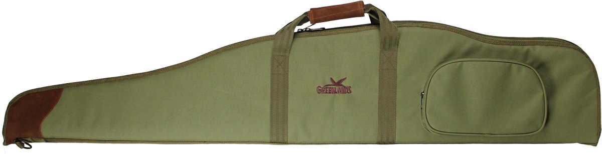 Greenlands Gewehrfutteral Gewehrtasche mit Außentasche grün
