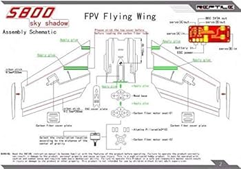 Amazon | フルコンボ!!フルセット FPV無尾翼機 S800 SKY SHADOW 820mm