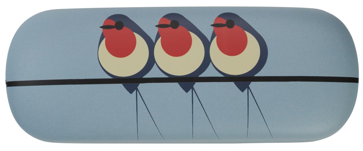 I like Birds Kern Glasses case, Blue, One Size