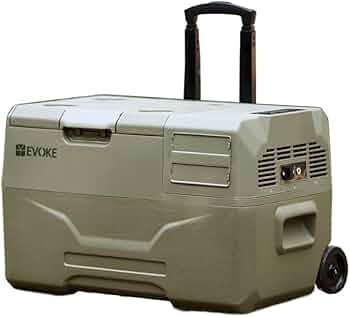 Amazon.co.jp: EVOKE ポータブル冷蔵庫 車載用冷蔵庫 クーラーボックス