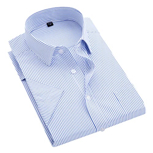 Chemise d'été rayée contre la chaleur avec coupe droite confortable