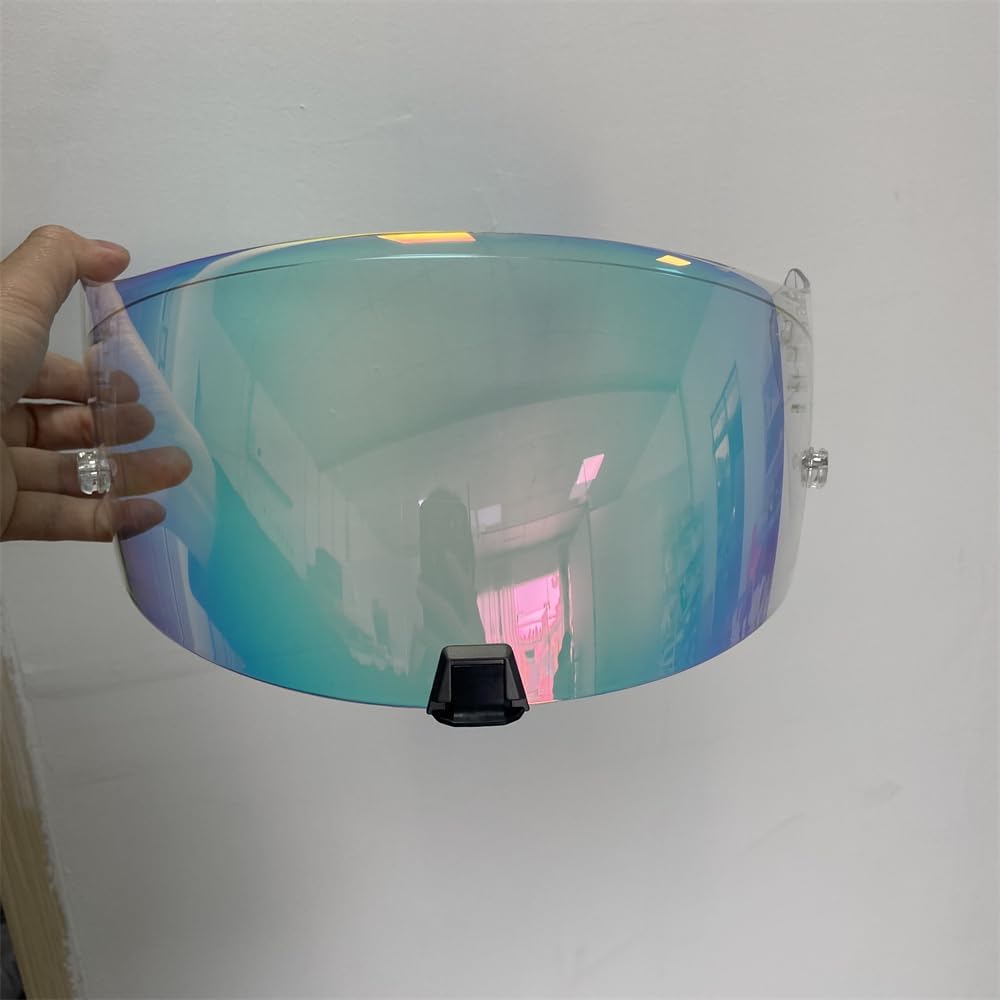 T520 Helmet Visor,UV Protective Scratch-resistant Windproof Helmet Visor Face Shield for R1 Air /ST1400/T520 (Revo Clear Red-day and night)