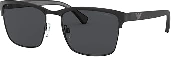 Emporio Armani mens Ea2087 Square Sunglasses