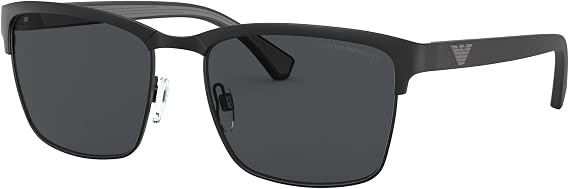 Emporio Armani mens Ea2087 Square Sunglasses