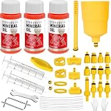 Kit Spurgo Freni per Shimano, MAGURA, SRAM, TEKTRO, TRP Freni a Disco Idraulici, con 180 ML di Olio Minerale