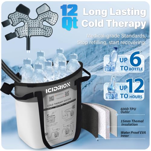 Image of Quiet Ice Machine for Ankle After Surgery, Programmable & Portable