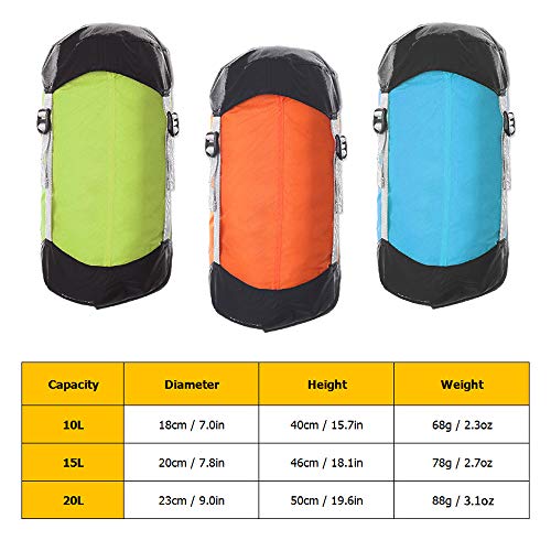 DECDEAL Ultraleve Saco de Compressão Sack Saco Saco de Compressão Saco de Cordão Organizador 10 L /