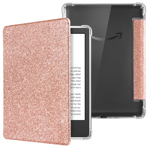 Image of CoBak Case for 6 inch Kindle 11th Gen (2024 and 2022 Release) - Ultra Slim Transparent Clear TPU Back Shell Protective Cover with Auto Wake /Sleep for Kindle 11th Generation 2024 Release, Paisley Patchwork