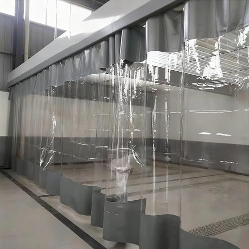Bâche extérieure transparente robuste et coupe-vent pour tonnelle