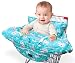 Yasmin Box Baby Shopping Cart and Restaurant High Chair Cover - Fold into Small Bag for Easy Storage and Travel - Thick Padded Seat Cushion - Safety Harness - Unisex - Comfortable - Kids Protection