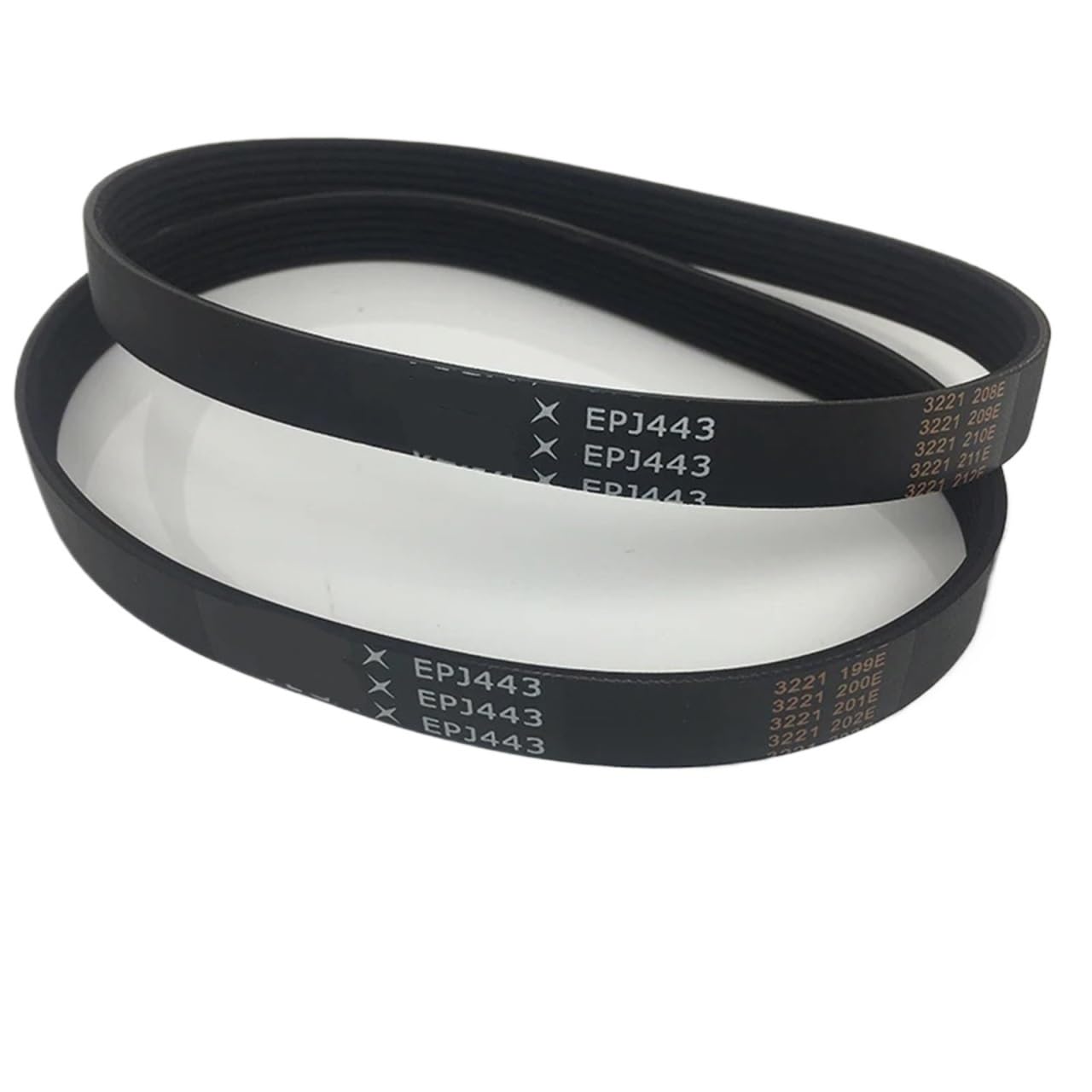 EPJ443 V-Belt Elástico 7 Costillas 2 Piezas