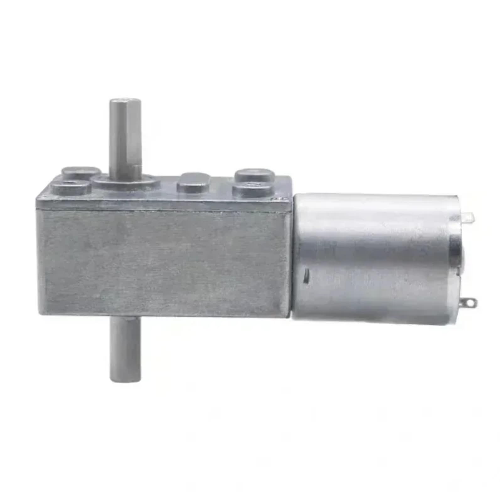 Dc 6V 12V 24VJGY370 Motoriduttore a Vite Senza fine Doppio Albero di Uscita Elettrico Coppia Elevata autobloccante 6RPM-210RPM 1PCS(12V,90 RPM)