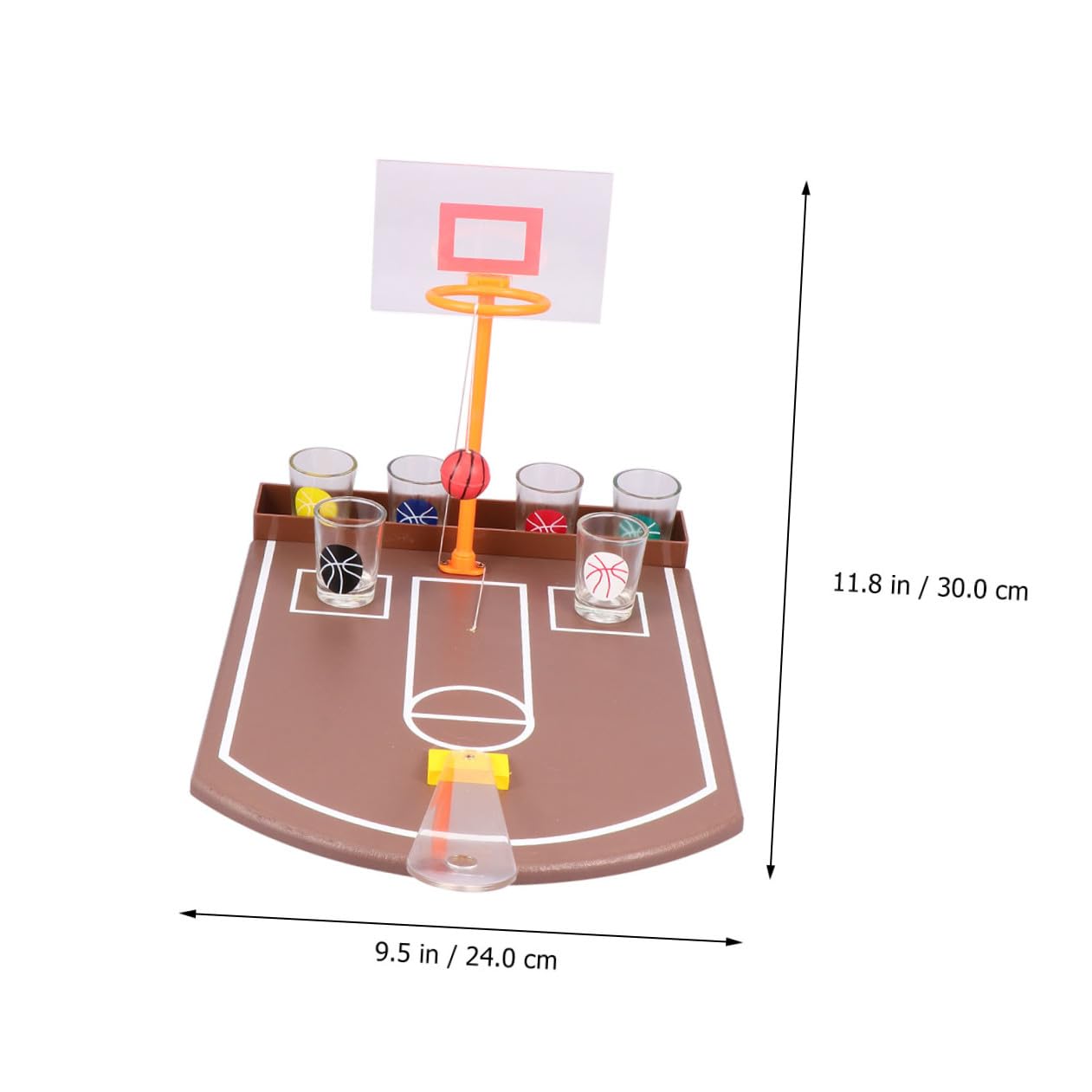 Abaodam Gioco Alcolico da Tavolo Creativo in Acrilico per Feste e Casa, Set , Intrattenimento Bar Facile da Giocare Basket da Tavolo Divertente