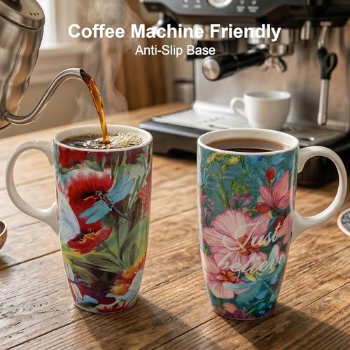 Set de 2 Mugs de Cerámica para Viaje con Tapa 17oz miniatura 4