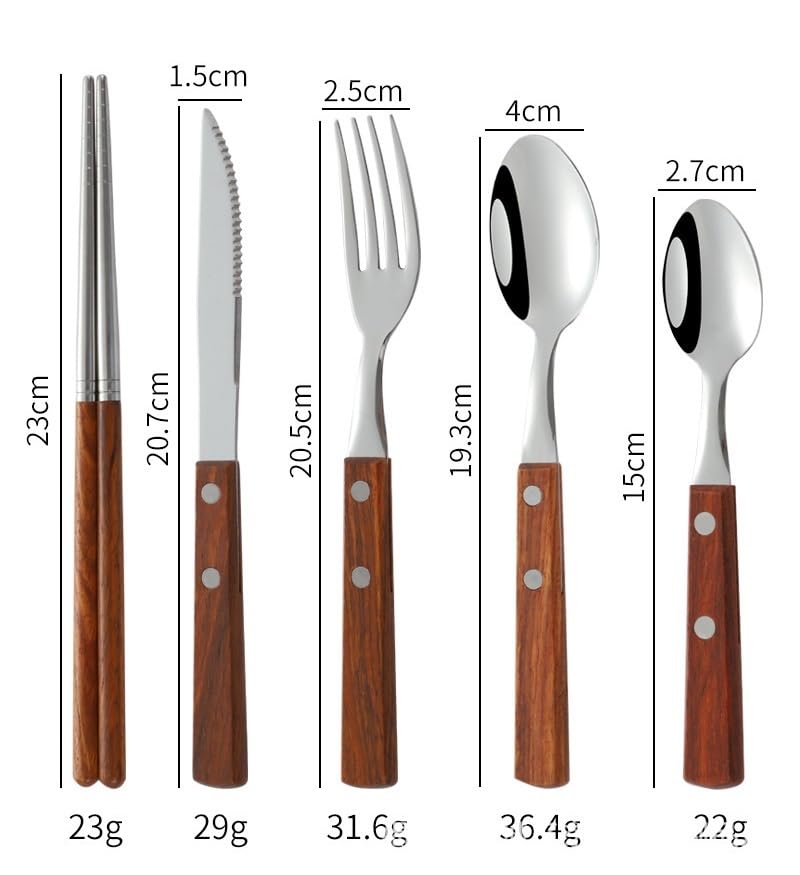 Set Cuchillos Cocina 30 Piezas Acero Inox miniatura 2