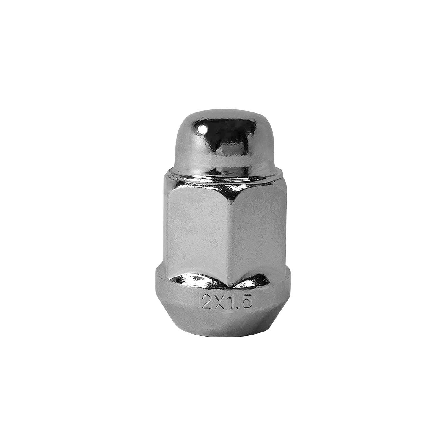 Chrome Wheel Lug Nuts - M12x1.5, 5 Pack -5