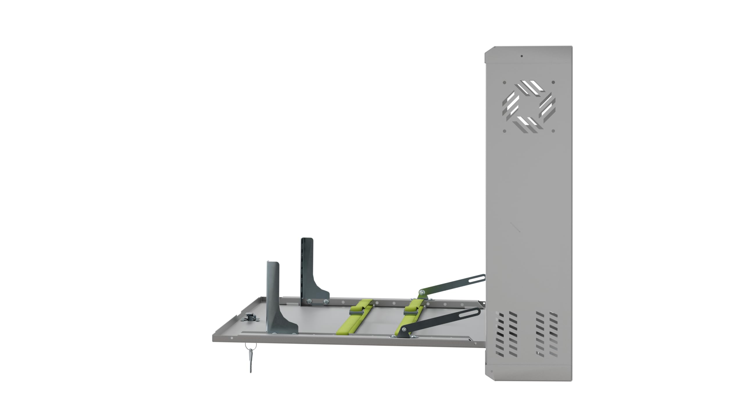 CCTV Server Netzwerkschrank 19 Zoll 2U - Serverschrank Hergestellt aus hochbelastbarem Metall - Computer- & Server-Racks - Netzwerk Kabinett mit Abschließbarem Gehäuse