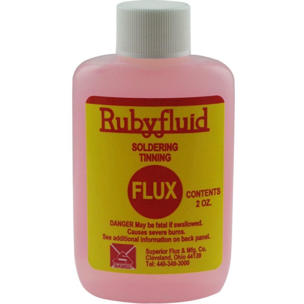 Sra Soldering Products Rubyfluid Water Soluble Soldering Flux 57G Bottle