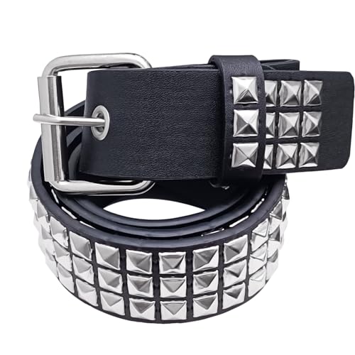 Studded Belt Punk Belt Y2K Goth Rivet Belts For Women Unisex Christmas Gift