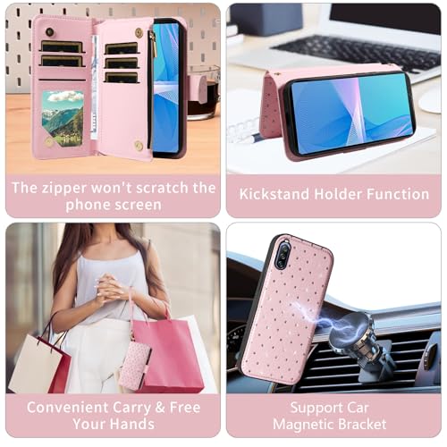 Coque pour Sony Xperia 10 iii Rose par Asuwish ZSZXCXDK - 4