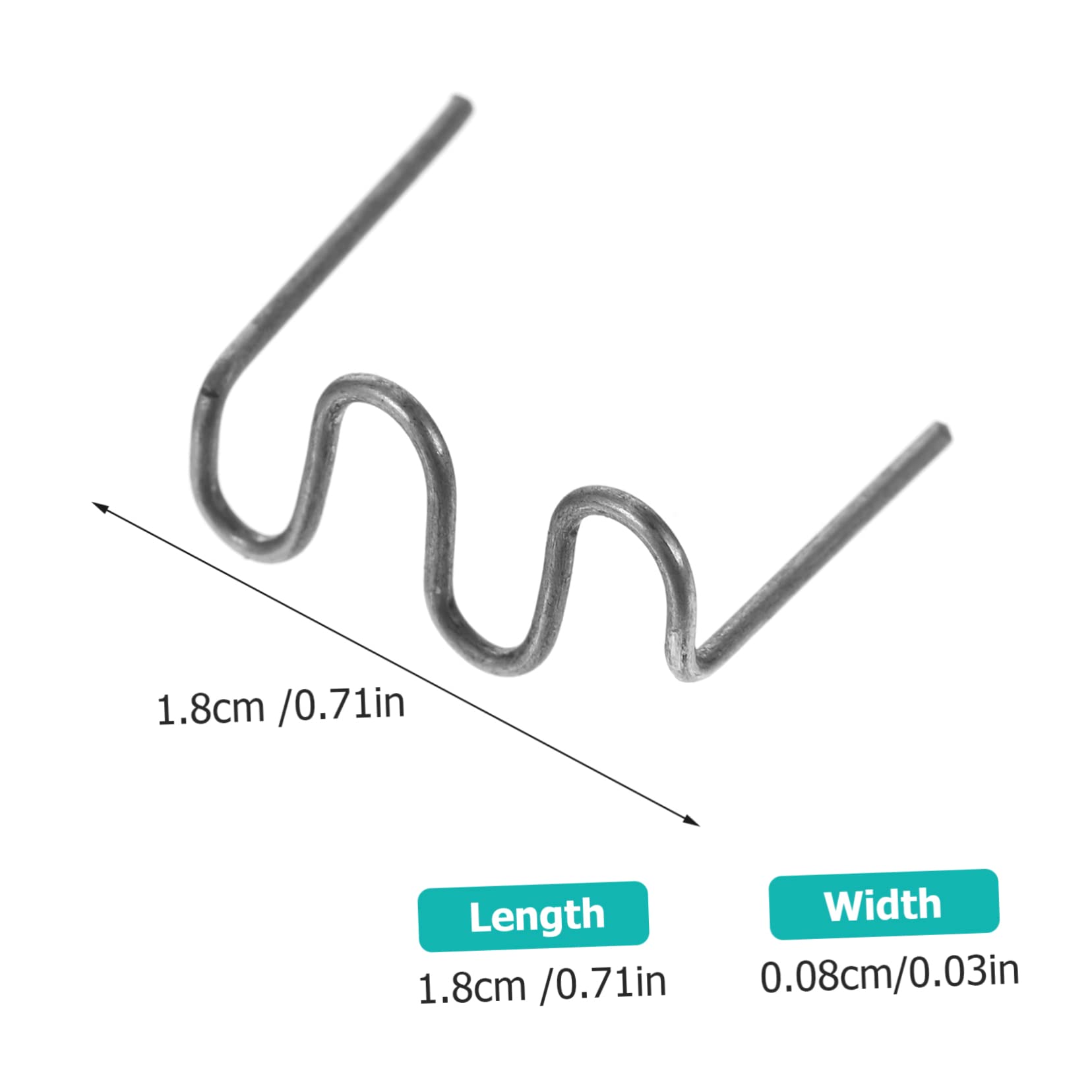 Uonlytech Car Bumper Plastic Repair Kit 400pcs Welding Studs Hot Stapler Auto Repair Abs Pvc Nyl