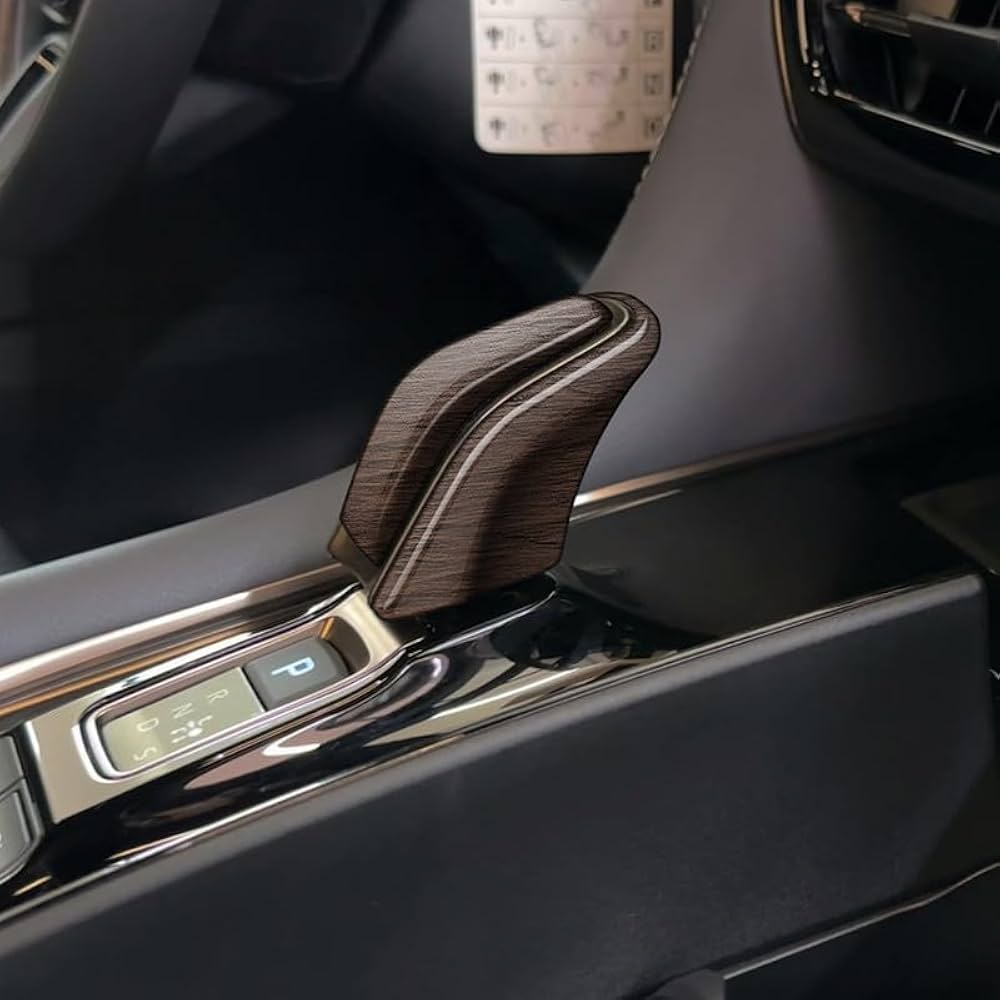 40 アルファード　auto styleショップ物　赤レザーシフトノブ新品未使用 アルファード40系 黒本革巻シフトノブ ※ガソリン車専用