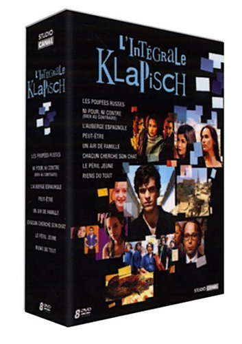L'intégrale Cédric Klapisch : Les Poupées russes / Ni pour ni contre (bien au contraire) / L'Auberge espagnole / Peut-être / Un air de famille / Chacun cherche son chat / Le Péril jeune / Riens du tout - Coffret 8 DVD