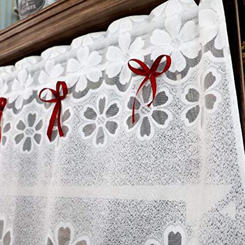 Cenefa de cortina pequeña hecha a mano con diseño limpio para decoración 4