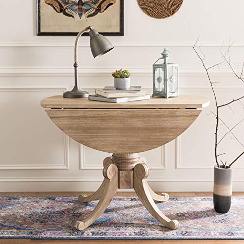 Image of Safavieh Home Forest Traditional Rustic Natural Drop Leaf Dining Table