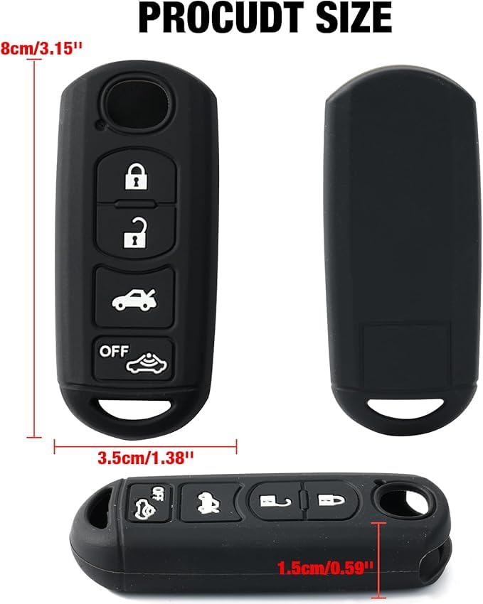 Couvre clef Mazda pour protéger votre télécommande au quotidien - 5